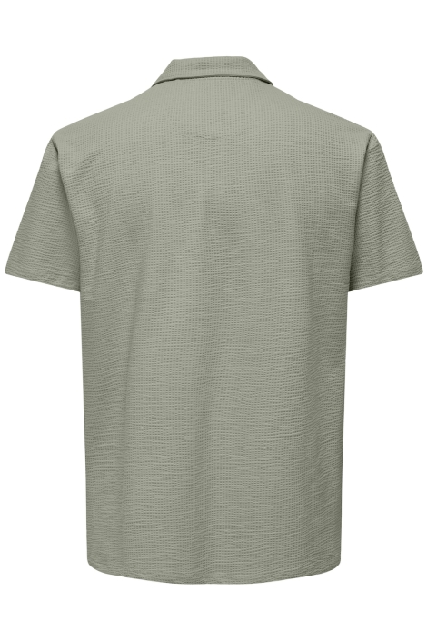 Only & Sons onskian life reg seersucker ss polo